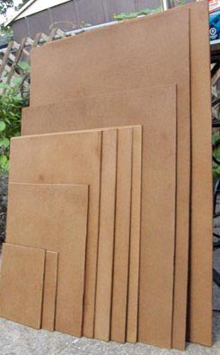 Hardboard Sheets, Color : Brown