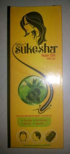 Sukesha Hair Oil, For Anti Dandruff, Packaging Type : Plastic Bottle