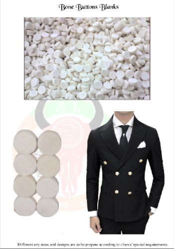 Buffalo Horn Blank Buttons, Packaging Type : Packet