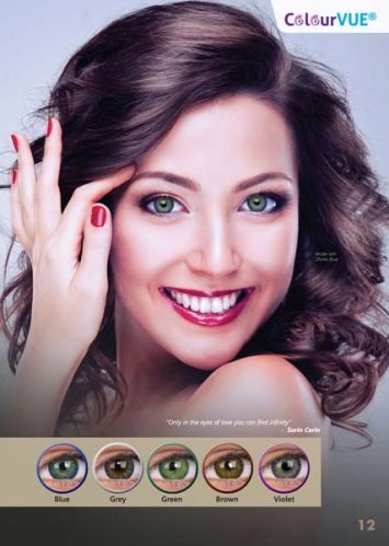 Patented Hydrogel Contact Lens Colourvue 3 Tones 14.0mm