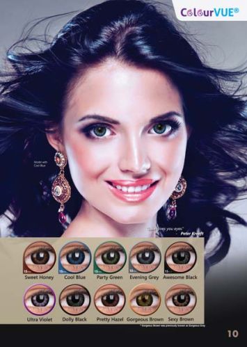 Patented Hydrogel Contact Lens Colourvue Bigeyes Series