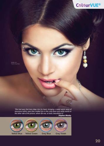 Patented Hydrogel Contact Lens Colourvue Fusion 14.0mm