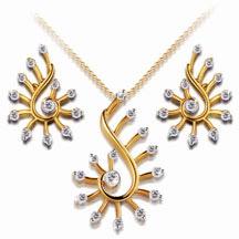 Gold Plated Pendant Set