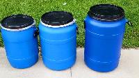 HM-HDPE Plastic Barrels, Color : Blue, Sky Blue, White