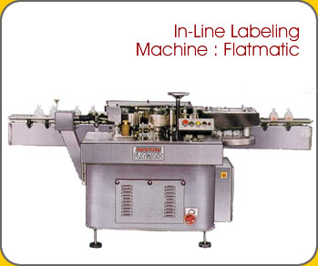 Flatmatic In Line Labeling Machine
