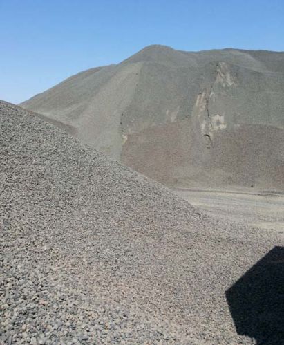 CONSTRUCTION MATERIAL Crushed Stone Chips, Color : Black