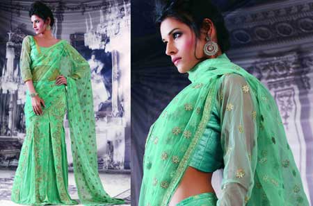 Designer Saree Item Code : 12078