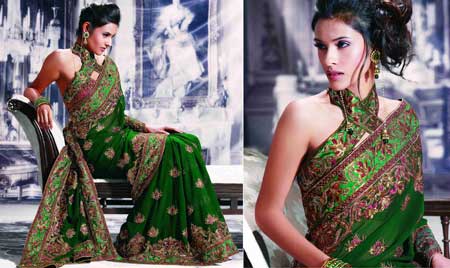 Designer Saree Item Code : 12079
