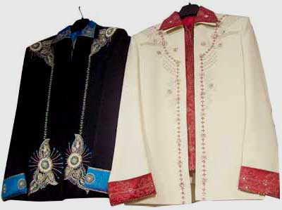 Mens Embroidered Suits