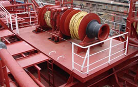 Hydraulic & Electrical Deck Winches, For Construction