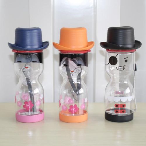 2017 Creative DIY BPA Free 450ml Plastic Space Water Bottle