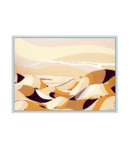 Santi Arts Canvas Fabric Sand Dunes, Size : 21 X 16