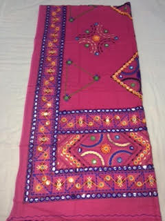 Mirror Work Cotton Dupatta