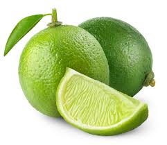 Fresh green lemon