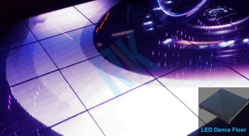 Toughened Glass LED Dance Floor, For Clubs, Events, Stageshows, DJ, Emitting Color : RGB (Full Color)