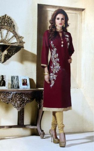 Designer Embroidered Kurti