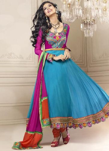 Embroidered Anarkali Suits