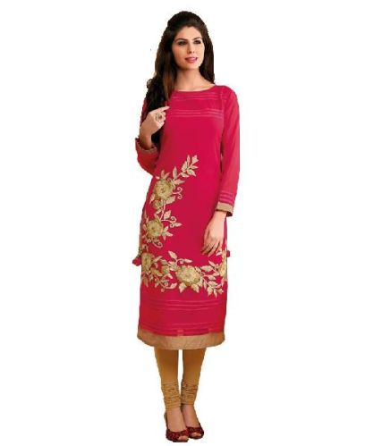 Georgette Embroidered Kurti