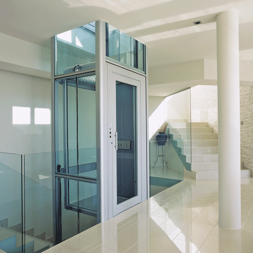 Glass Passenger Elevator, For Commercial Residential