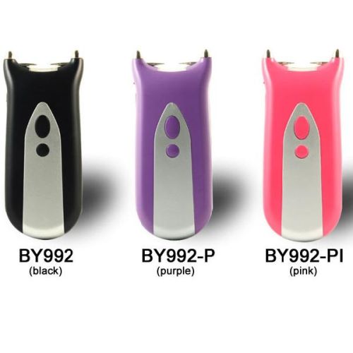 Stun Gun With LED Light, Packaging Type : black