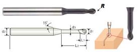 Flute Rib Processing End Mills