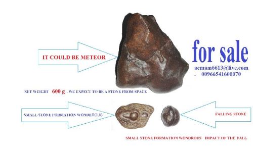 Flamed Random shape Meteor Stone 4x4 inch & (2pice 2x1 inch)