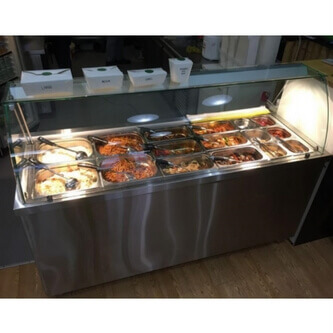 Hot Bain Marie Counter