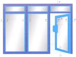 Aluminium Door Partition