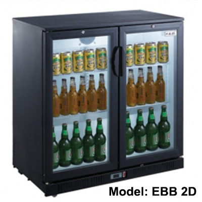 2 Door Back Bar Cooler