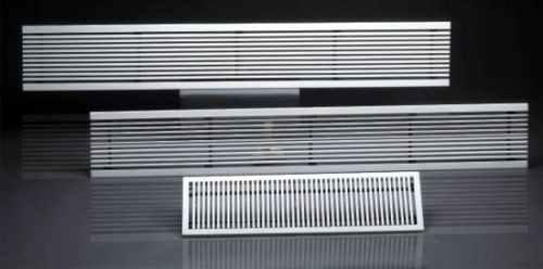 Stainless Steel Polished Linear Bar Grilles, Color : White Modern