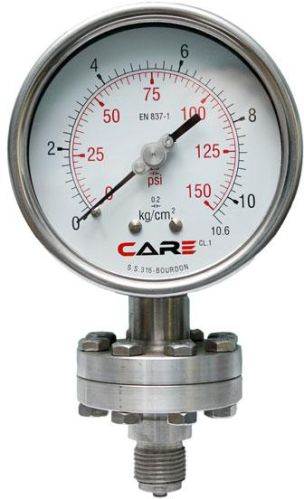 Chemical Sealed Pressure Gauge