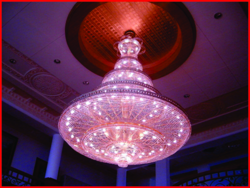 Cut Glass Chandeliers