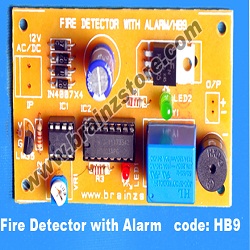 Fire Detector With Alarm