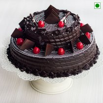 2 Tier Chocolate Truffle Cake 3 Kg Egg Less