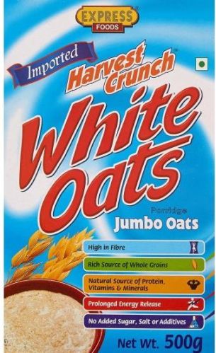 Express Foods White Oats Jumbo 800gm Jar