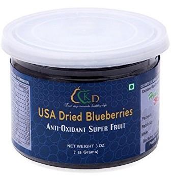 Kenny Delights USA Dried Blueberries 85gm, Features : Vegan, Non-Gmo, Low Glycemic Index. Etc