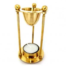 Brass Camphor Lamp-Hourglass