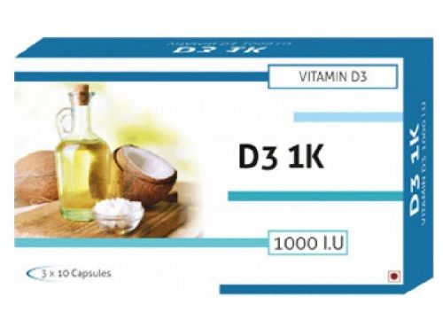 D31K Vitamin D3 1000 I.U Capsules