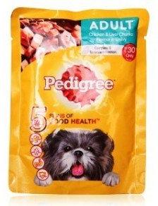 Pedigree Home Style Chicken Liver Chunks Flavour Gravy Dog Food