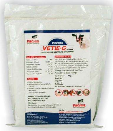 Veterinary Electrolyte Powder, For Clinical, Hospital, Purity : 100%