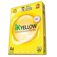 IK Yellow Copier Paper