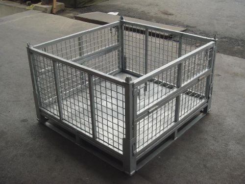 Logistics Container Wire Mesh Folding Steel Pallet