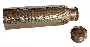 DARK COLOR HAMMER PURE COPPER BOTTLE, For Drinkware, Certification : FDA