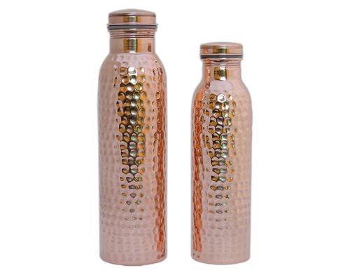 Pure Copper Water Bottle 1000 ML Ayurveda Health Benefits