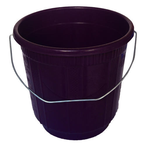 Plastic Bucket, For Home, Color : Purple