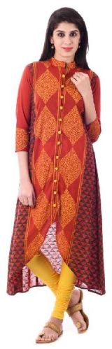 Hand Block Printed Boota Kurtis