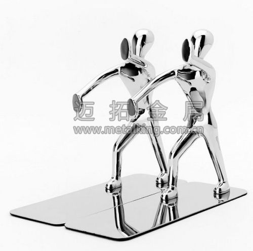 Stainless Steel Characters Bookend, Grade : high for office/sturdy