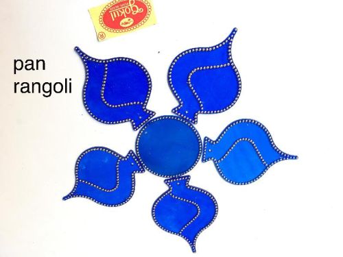 Pan Acrylic Rangoli, Packaging Type : Plastic Bag