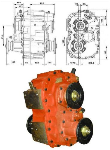 Gearbox ZQC1200 For 4X4 4X6 Wheeled Vehicles