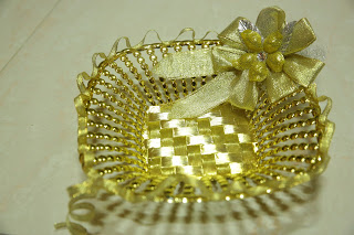 Square Handmade Gift Basket